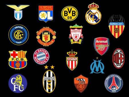 lazio lion dortmoun real inter manchester liverpool arsenal valenc barca bayern monaco marseil milan chelsea juventus as.roma paris